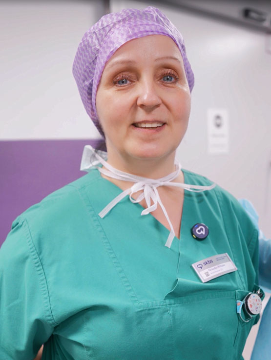 Claudia Rittaler, Praxisanleiterin und stellv. Leitung der Anästhesiepflege